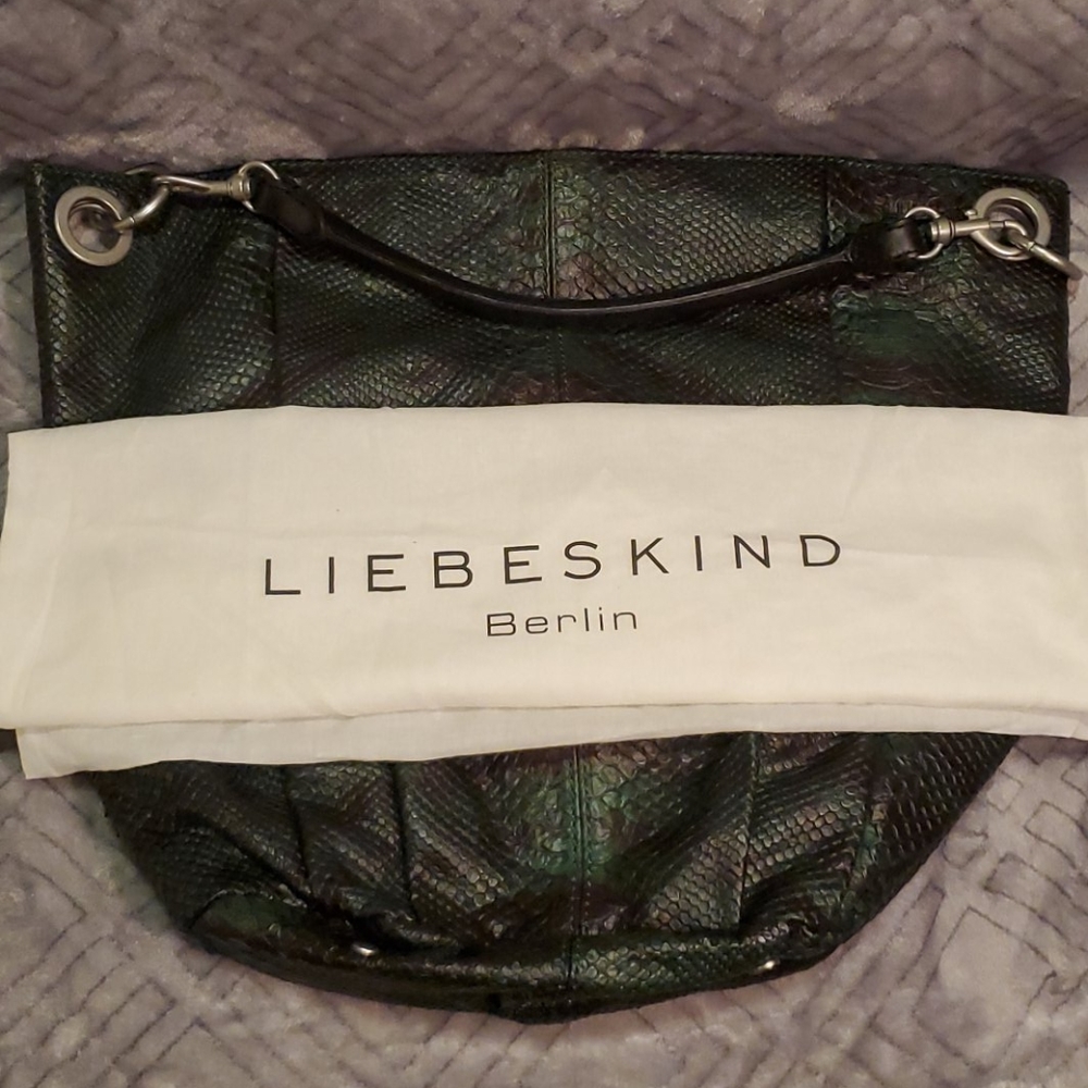Textured Snake Print Liebeskind Purse - image 8